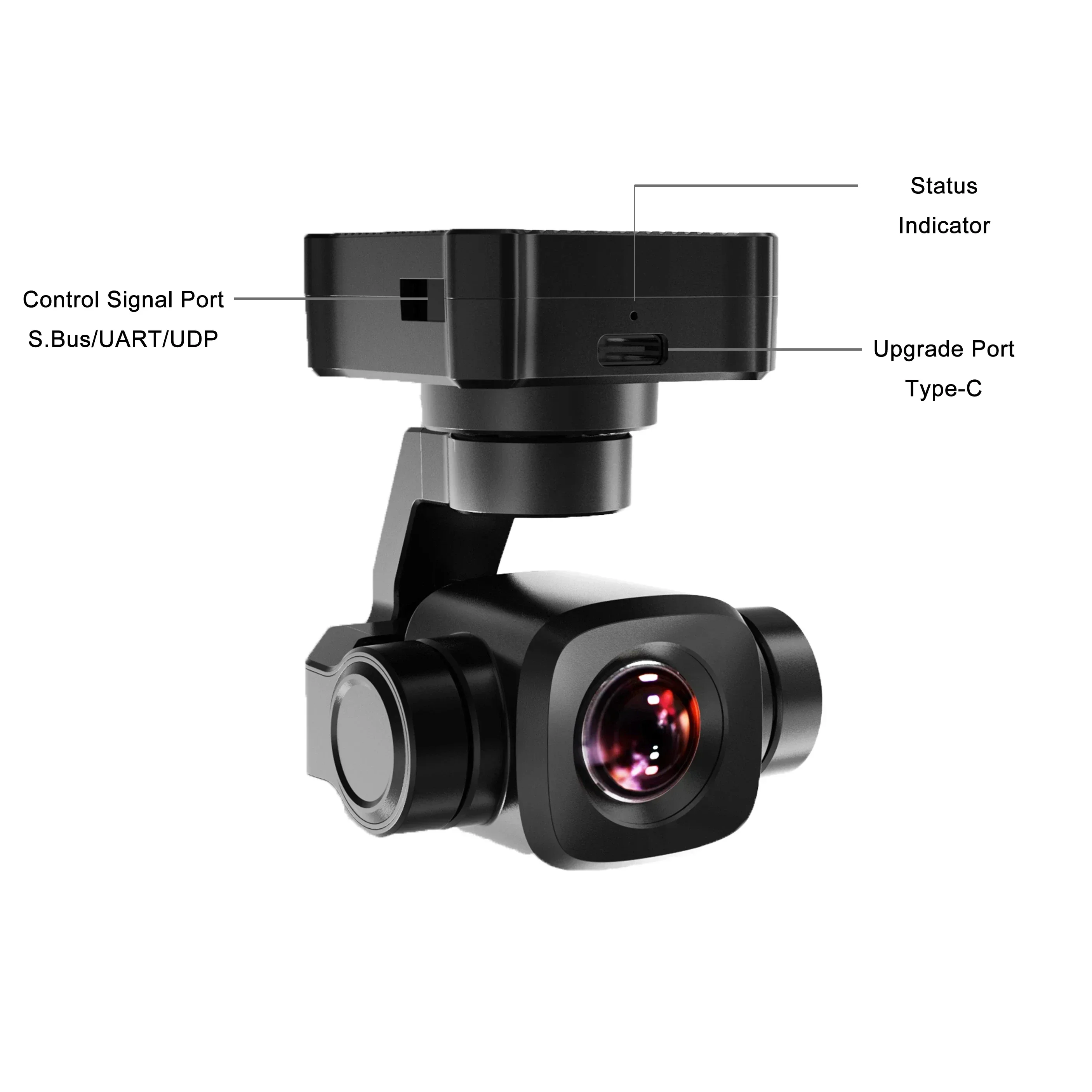 SIYI A8 Mini 4K 8MP Gimbal Cam - Drone Camera Vlog recension och pris