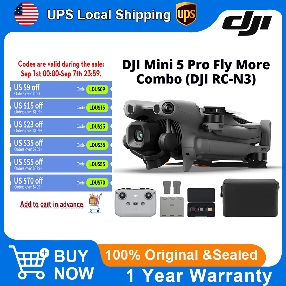 DJI Mini 5 Pro Fly More Combo  - Drone Camera Vlog recension och pris